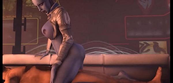  Mass Effect - Liara T&039;soni and Shepard Romance - Compilation